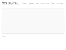 Tablet Screenshot of marahoberman.com